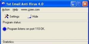 1st email anti-virüs 4.0 logo
