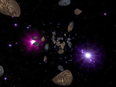 3D Asteroids logo