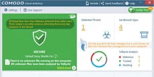 Comodo Cloud Antivirus 1.7 logo