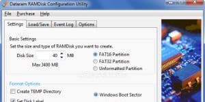 Dataram RAMDisk 4.4.0 RC36 logo