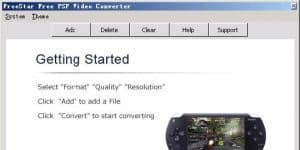 FreeStar Free PSP Video Converter 2.011 logo