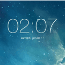 iOS 7 ScreenSaver logo