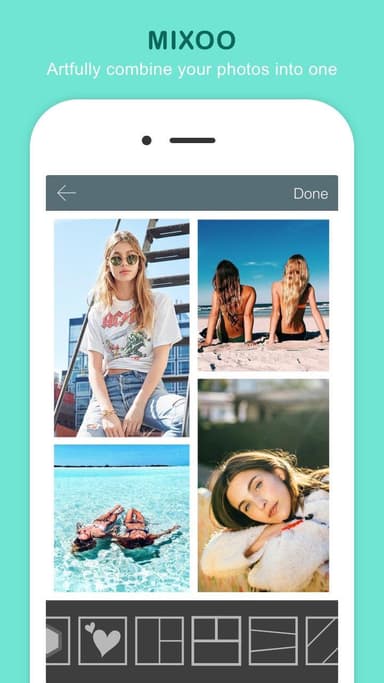 Mixoo - Photo Collage & Layout APK logo