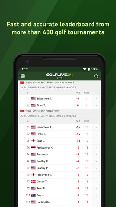 24 Golf Canlı - golf puanları MUAYENE logo