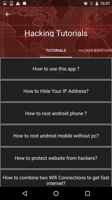 Hacking Tutorials ++ APK logo