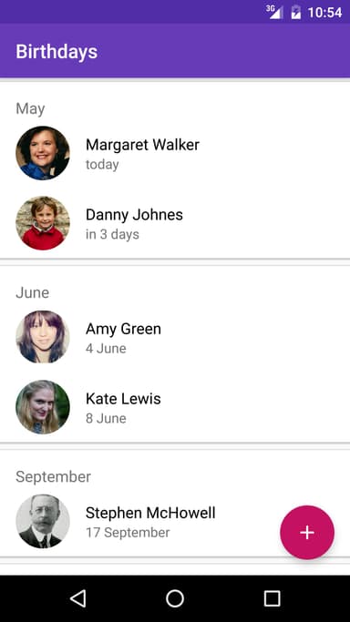 Birthday reminder APK logo