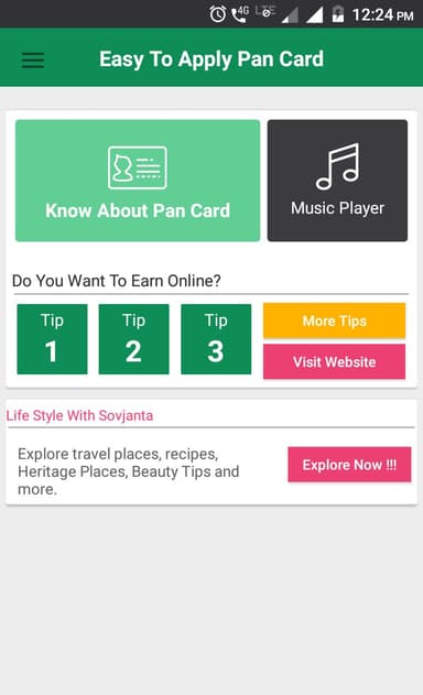 Easy To Apply Pan Card APK logo