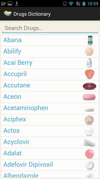Drugs Dictionary APK logo