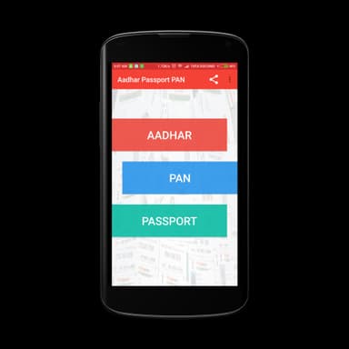 Aadhar Passport PAN's Details APK logo