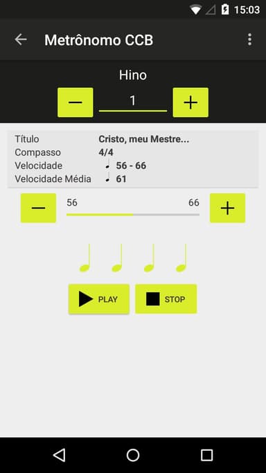 Metrônomo CCB Free APK logo