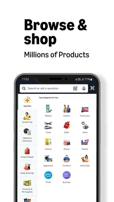 Amazon Hindistan Online Alışveriş kuru temizleme logo