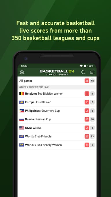 24 basketbol - canlı Skorlar MUAYENE logo