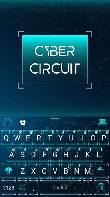 Cyber Circuit Kika Keyboard APK logo
