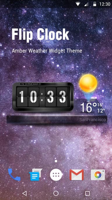 3D Flip Clock & Weather Widget APK logo
