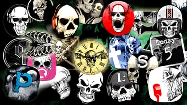 Dark Skull Theme APK logo