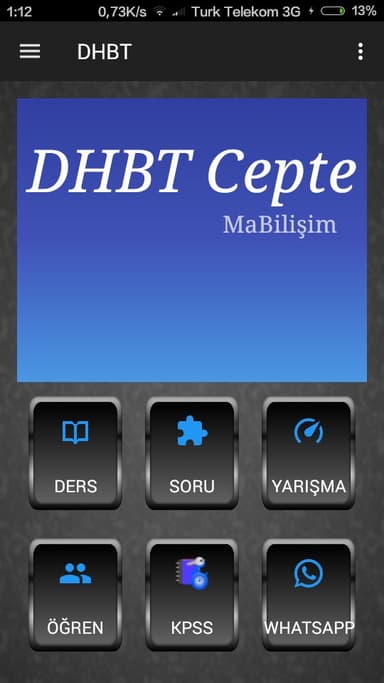 DHBT MBSTS Yeterlilik Cepte APK logo
