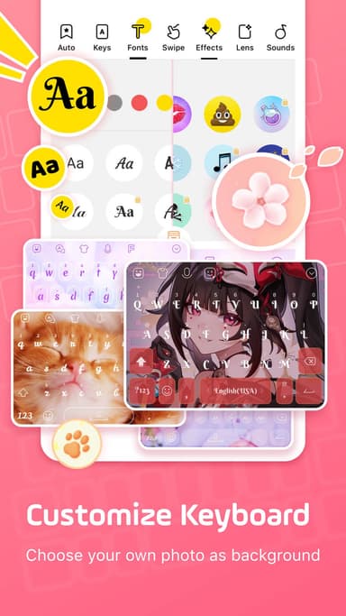 Facemoji Keyboard + GIFs APK logo