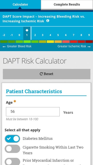 DAPT Risk Calculator APK logo
