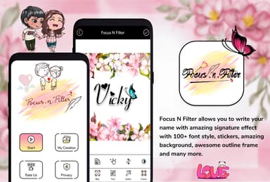 Focus n filter - Name Art APK logo