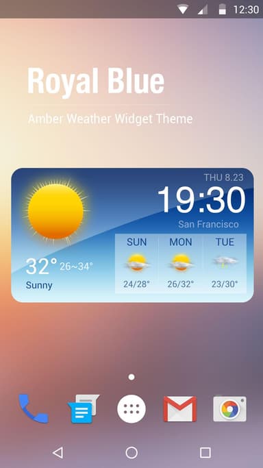 Blue Sky - Best Weather Widget APK logo