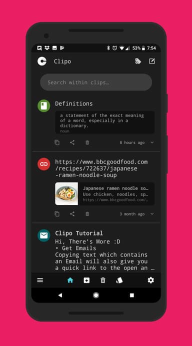 Clipo: The Smart Clipboard APK logo