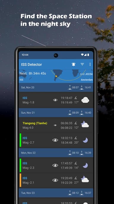 ISS Detector Satellite Tracker APK logo