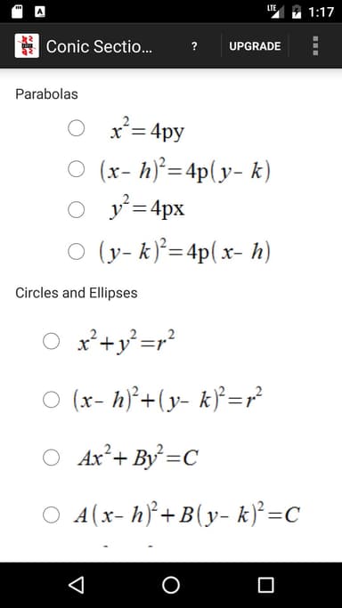 Conic Sections Solver APK logo