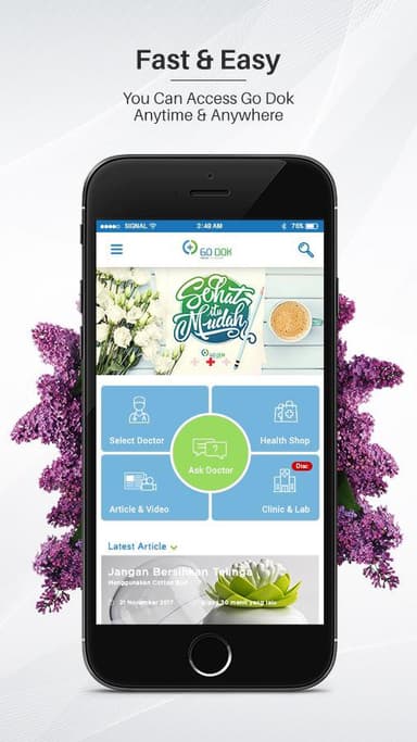 Go-Dok: Tanya Dokter GRATIS! APK logo