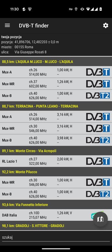 DVB-T finder APK logo