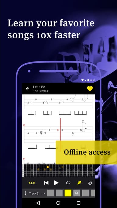 #1 gitar sekmesini hizmeti, kuru temizleme Tab Pro: logo