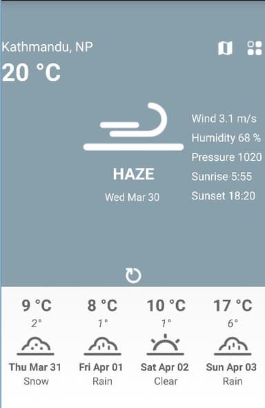 Nepal Weather App APK logo