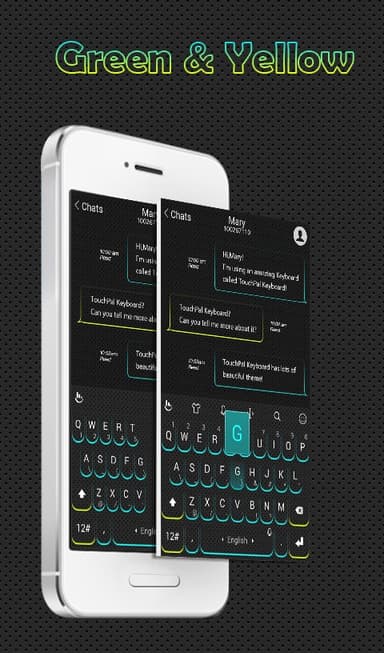Green & Yellow Keyboard Theme APK logo