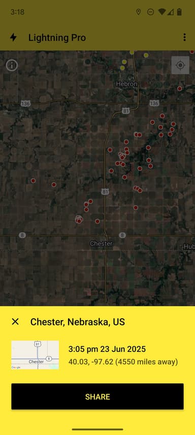 My Lightning Tracker Live Map APK logo