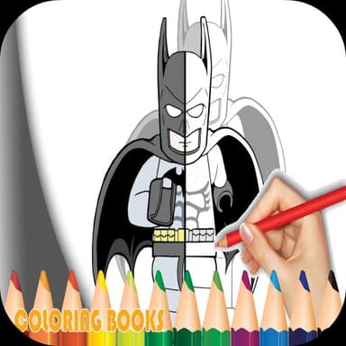 Lego Batman MUAYENE için boyama Oyunu logo