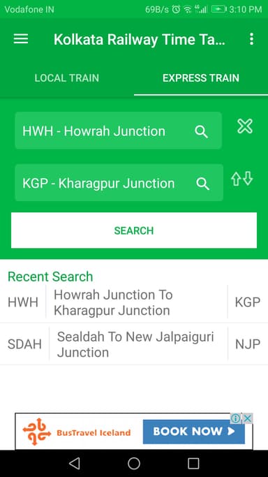 Kolkata SubUrban TimeTable APK logo