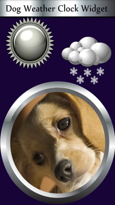 Dog Weather Clock Widget APK logo