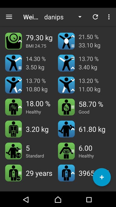 ANT+ Weight Scale Display APK logo