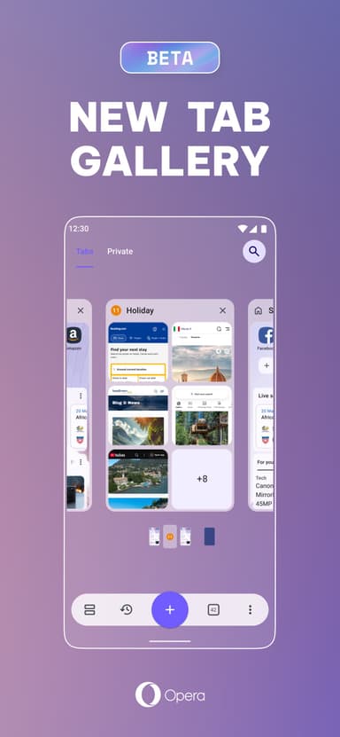 Opera browser beta APK logo