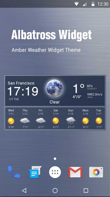 7 Day Weather & Clock Widget APK logo