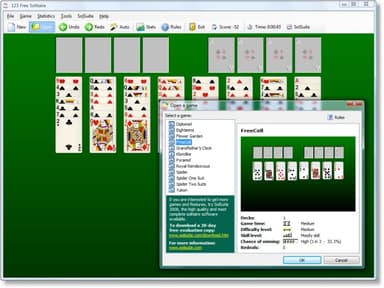 123 Free Solitaire 2008 logo