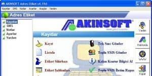 AKINSOFT Adres Etiket 4.19 logo