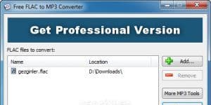 Free FLAC to MP3 Converter 1.4 logo
