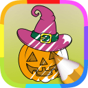 Halloween Coloring Pages logo