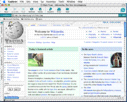 Internet Explorer (Mac için) logo