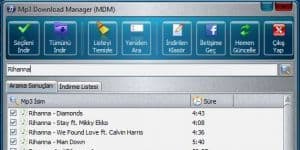 Mp3 Download Manager (MDM) | Bedava Mp3 İndirme Programı 1.3 logo