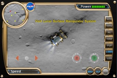NASA Lunar Electric Rover Simulator logo
