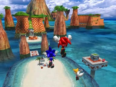 Sonic Heroes demo logo
