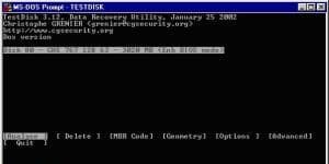 TestDisk 7.0 logo