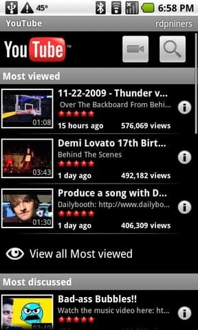 YouTube (Android) logo