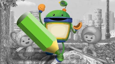 Umizoomi MUAYENE için boyama çocuklar logo